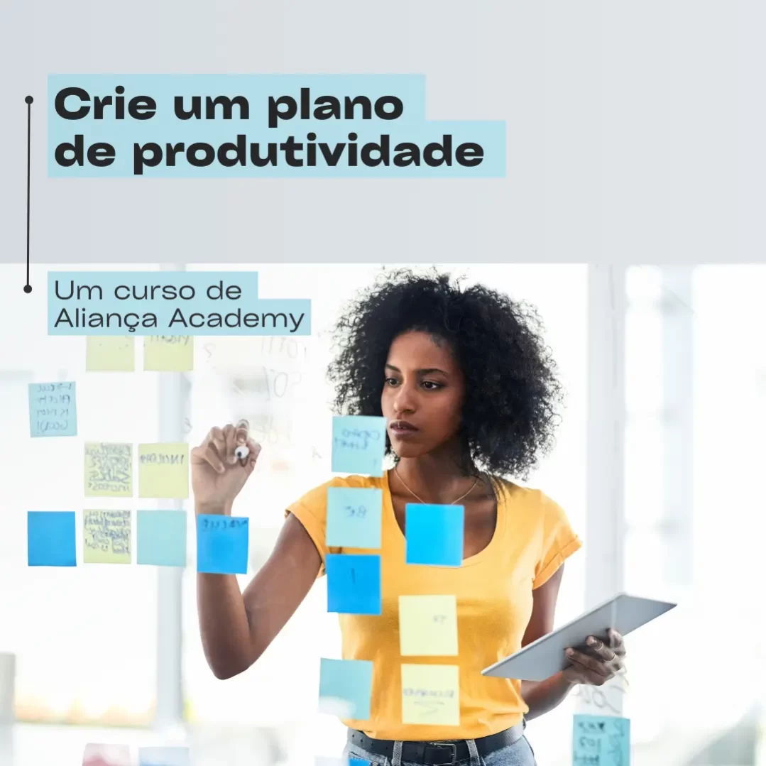 Crie um plano de produtividade