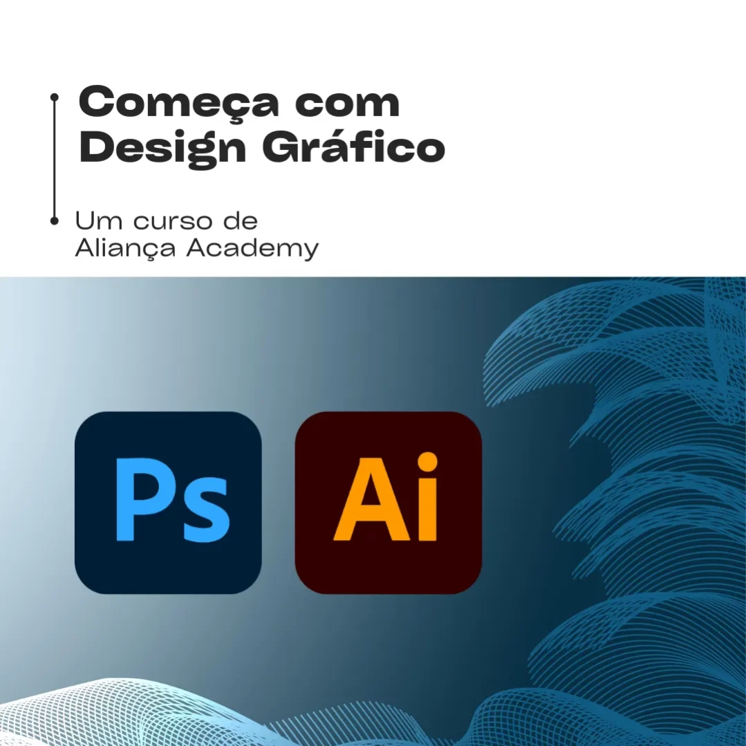 Começa com design gráfico