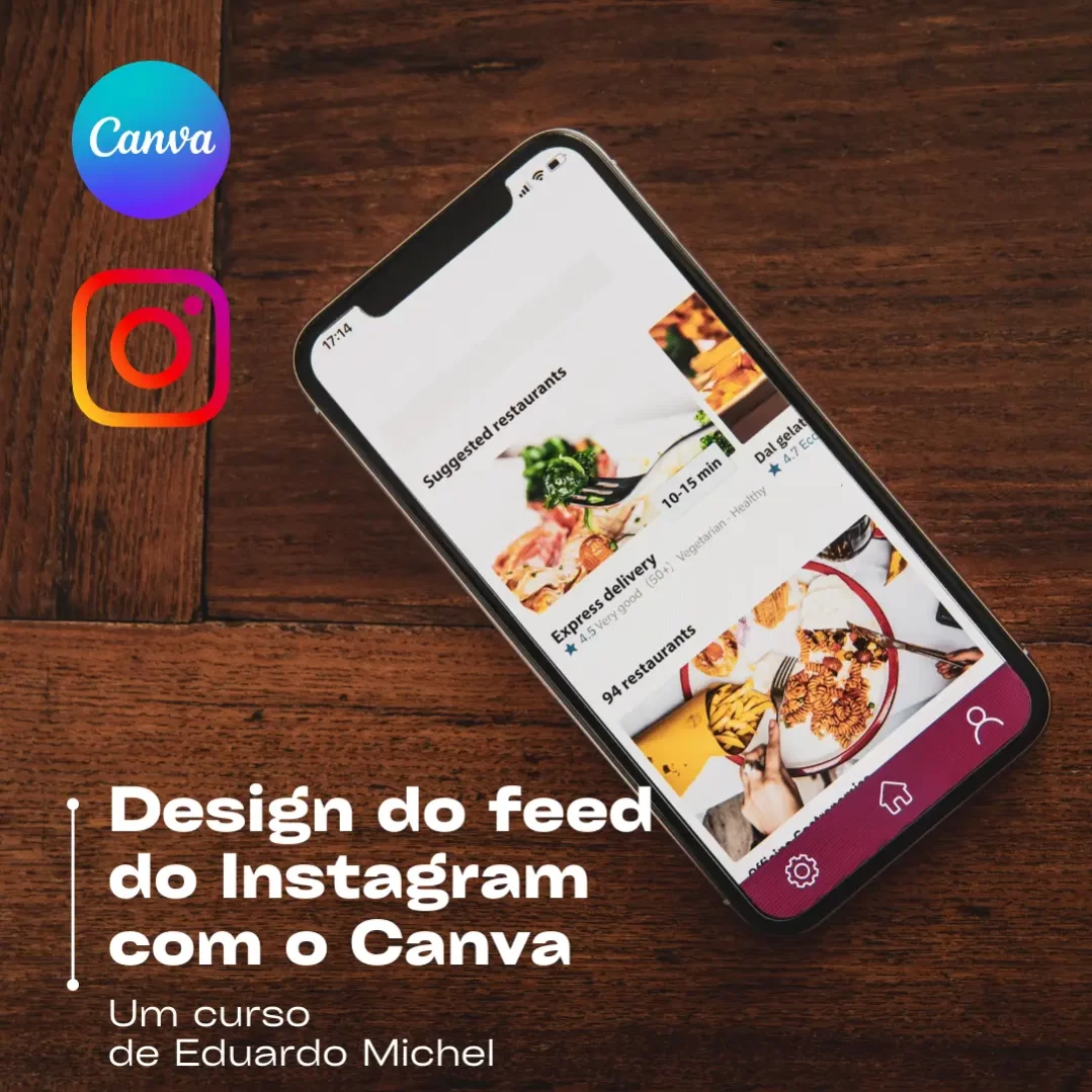 Design do feed do Instagram com Canva